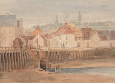 Boulogne Harbor by Richard Parkes Bonington